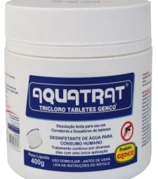 Imagem de capa de Cloro Past Potavel Aquatrat 400g (20x20g) *tricloro