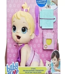 Imagem de capa de Boneca Baby Alive Hora Da Papinha Loira Hasbro *5010993871025*